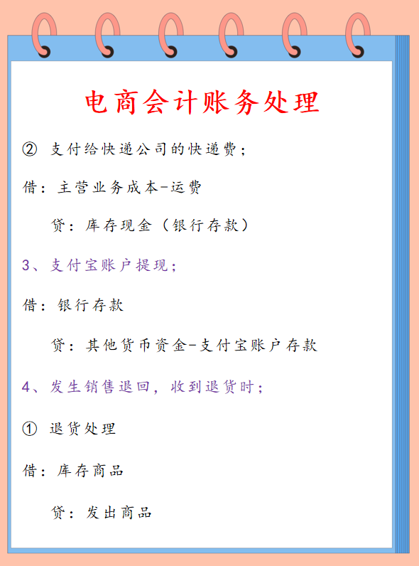 电商行业财务会计怎么做账？具体做账流程是什么？