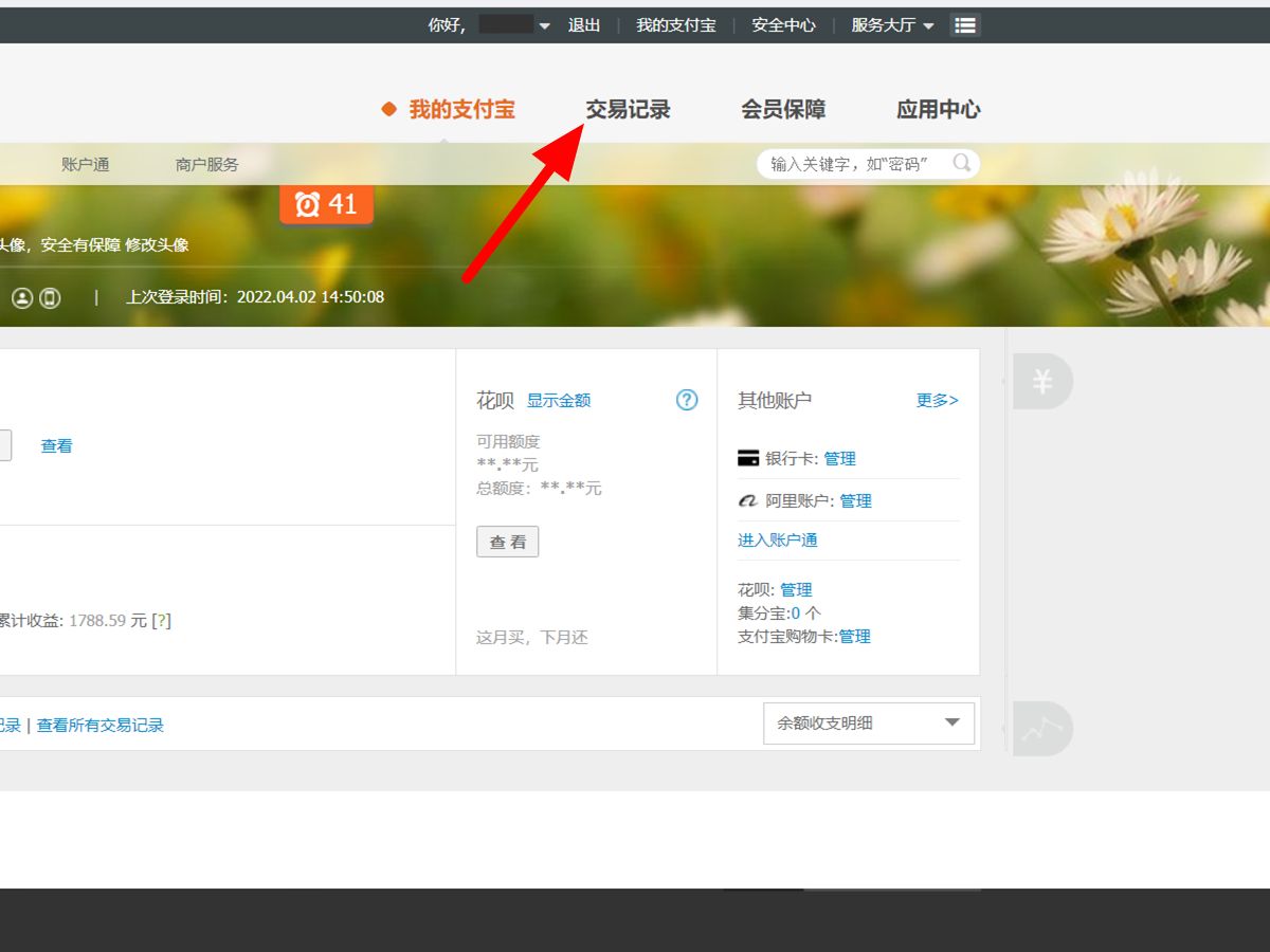 支付宝付款记录怎么查？支付宝账单记录查询方法