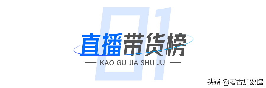 双11直播带货排名？双十一直播带货数据图一览