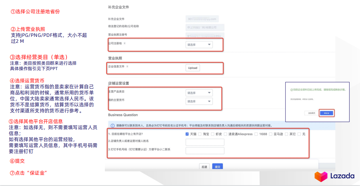 lazada跨境电商怎么注册店铺?2023Lazada开店入驻流程及费用