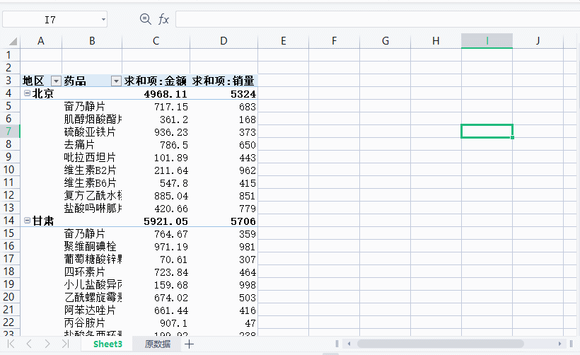 怎么做数据透视表？用Excel做数据透视表的行和列怎么确定？