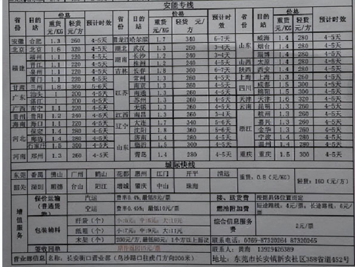 物流运费是怎样计算的？全国物流价格明细表及收费标准