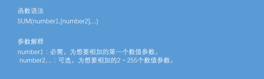 销售总额的计算公式是什么？教你用Exce计算l中的sum函数公式大全