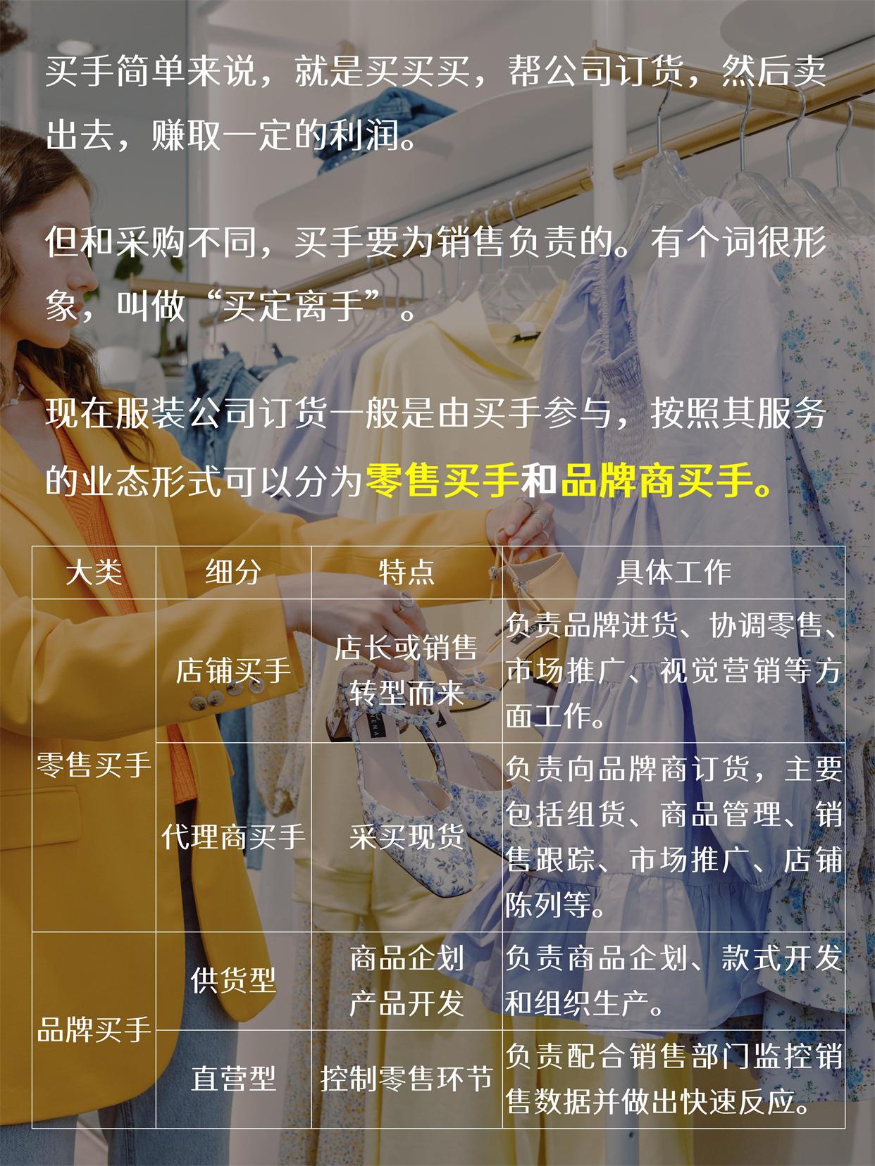 什么是买手工作？分享买手工作内容及职责介绍