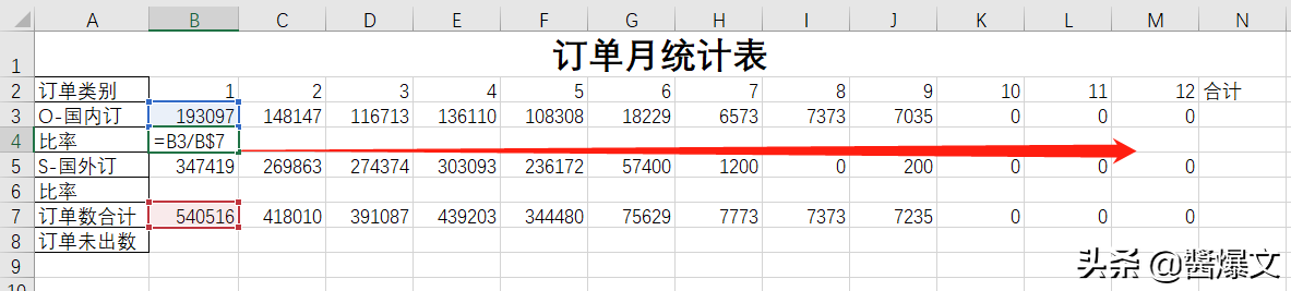 订单汇总表怎么制作？个人制作数据统计图表教程分享