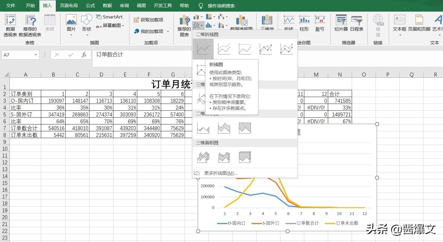 订单汇总表怎么制作？个人制作数据统计图表教程分享