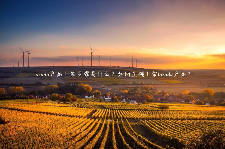 lazada产品上架步骤是什么？如何正确上架lazada产品？