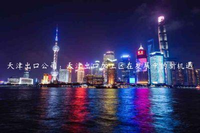 天津出口公司：天津出口加工区在发展中的新机遇