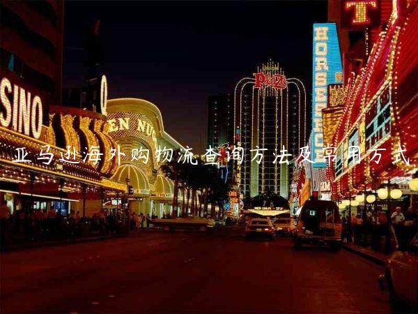 亚马逊海外购物流查询方法及常用方式
